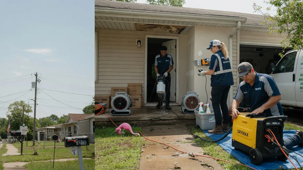 Storm Damage Water Removal in North Carrollton, MS near me